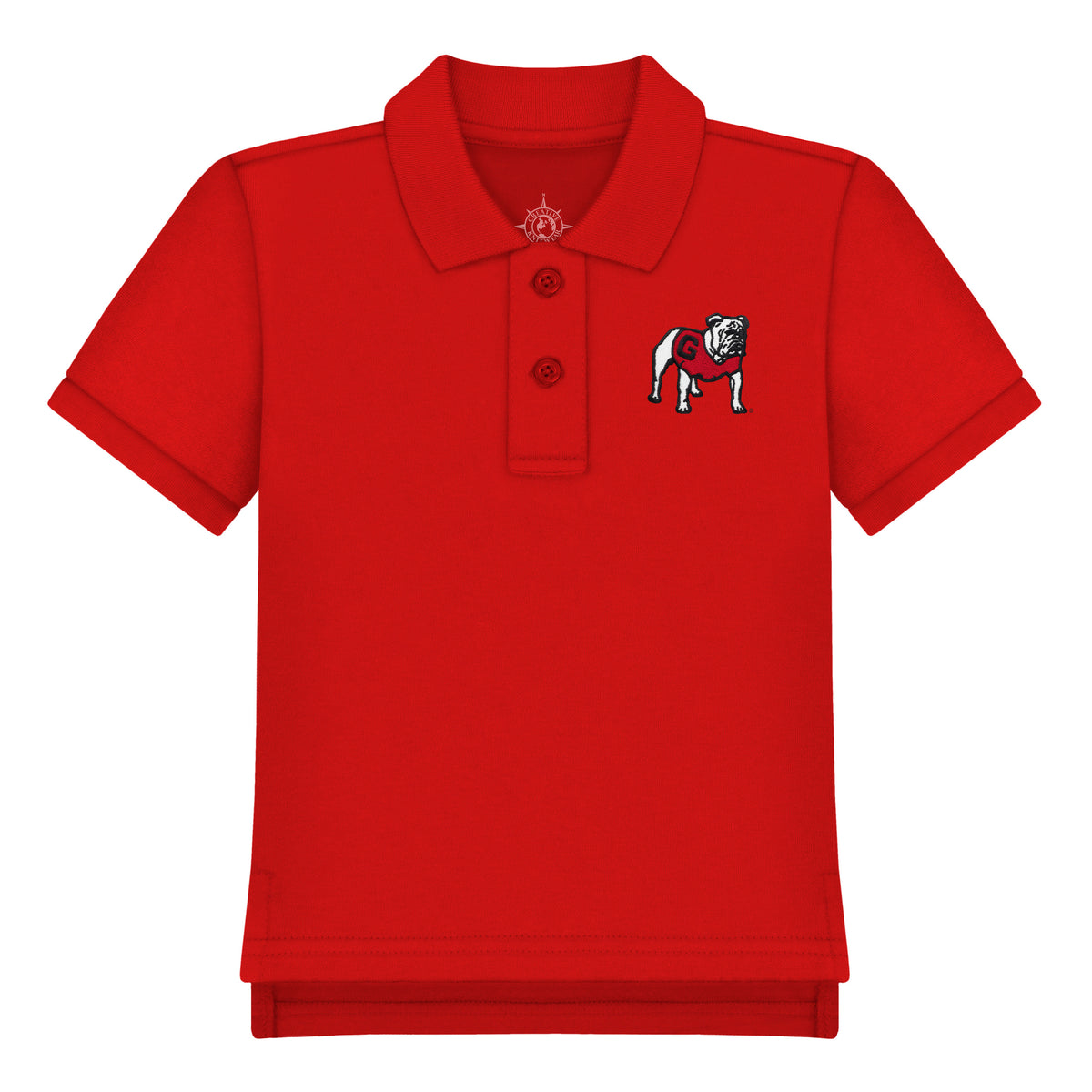 TODDLER UGA Standing Dog Polo - SOLID RED â The Red Zone- Athens, GA