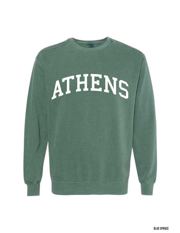 ATHENS, GA Comfort Colors Sweatshirt - GREEN