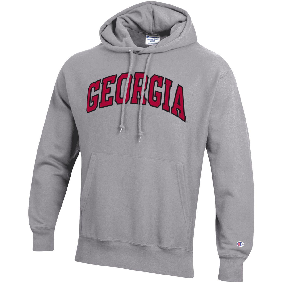 UGA Champion Reverse Weave Hoodie - GRAY – The Red Zone