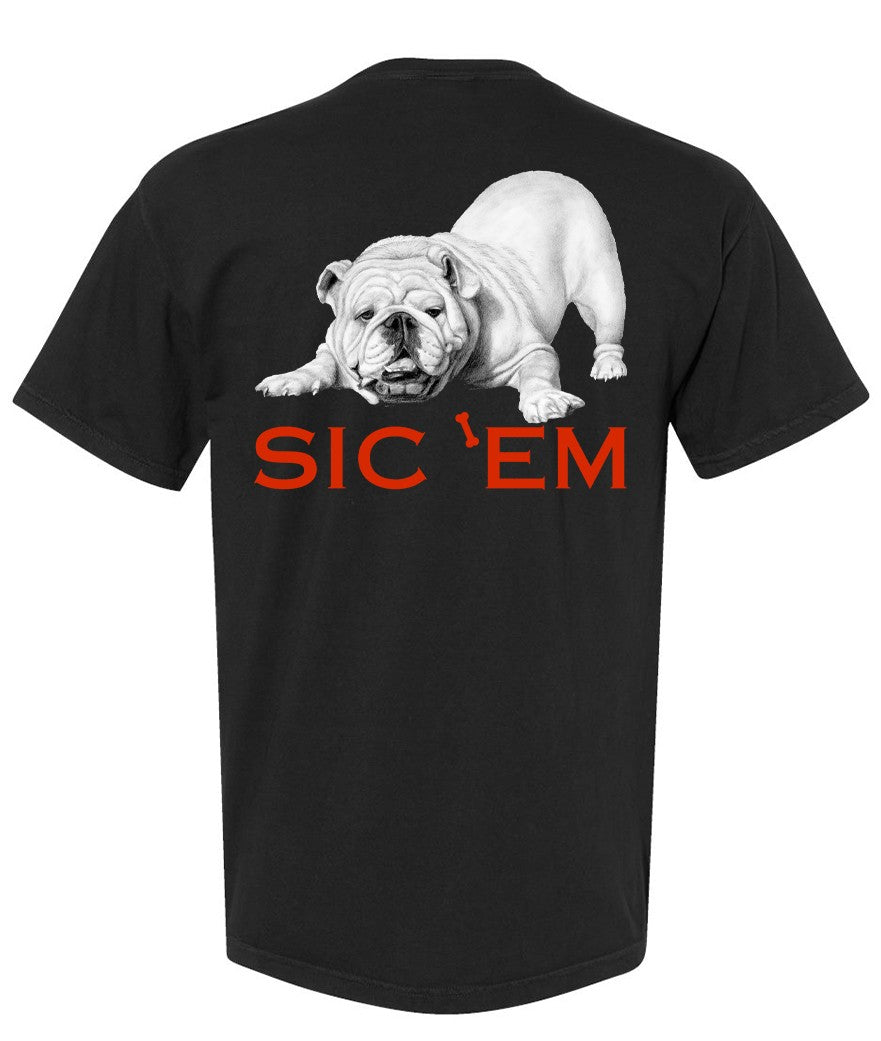 Comfort Colors SIC 'EM by Greg Harris – The Red Zone- Athens, GA