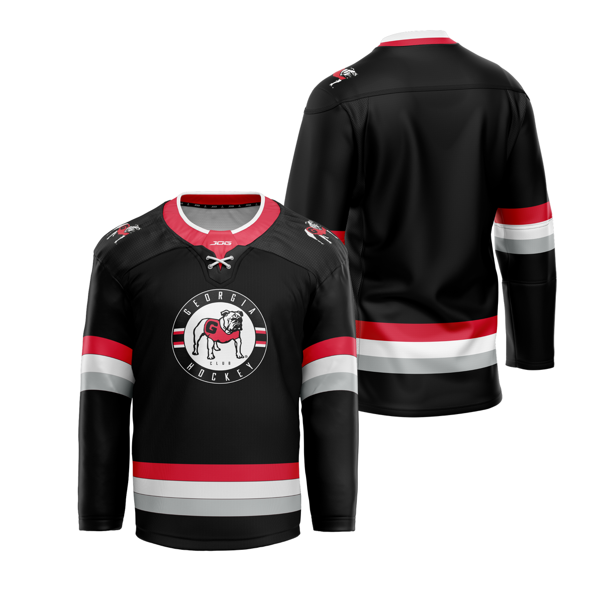 Official UGA Ice Dawgs Hockey Jersey ~ Red