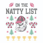 Champion UGA Ugly Christmas  ~ On The Natty List ~ White