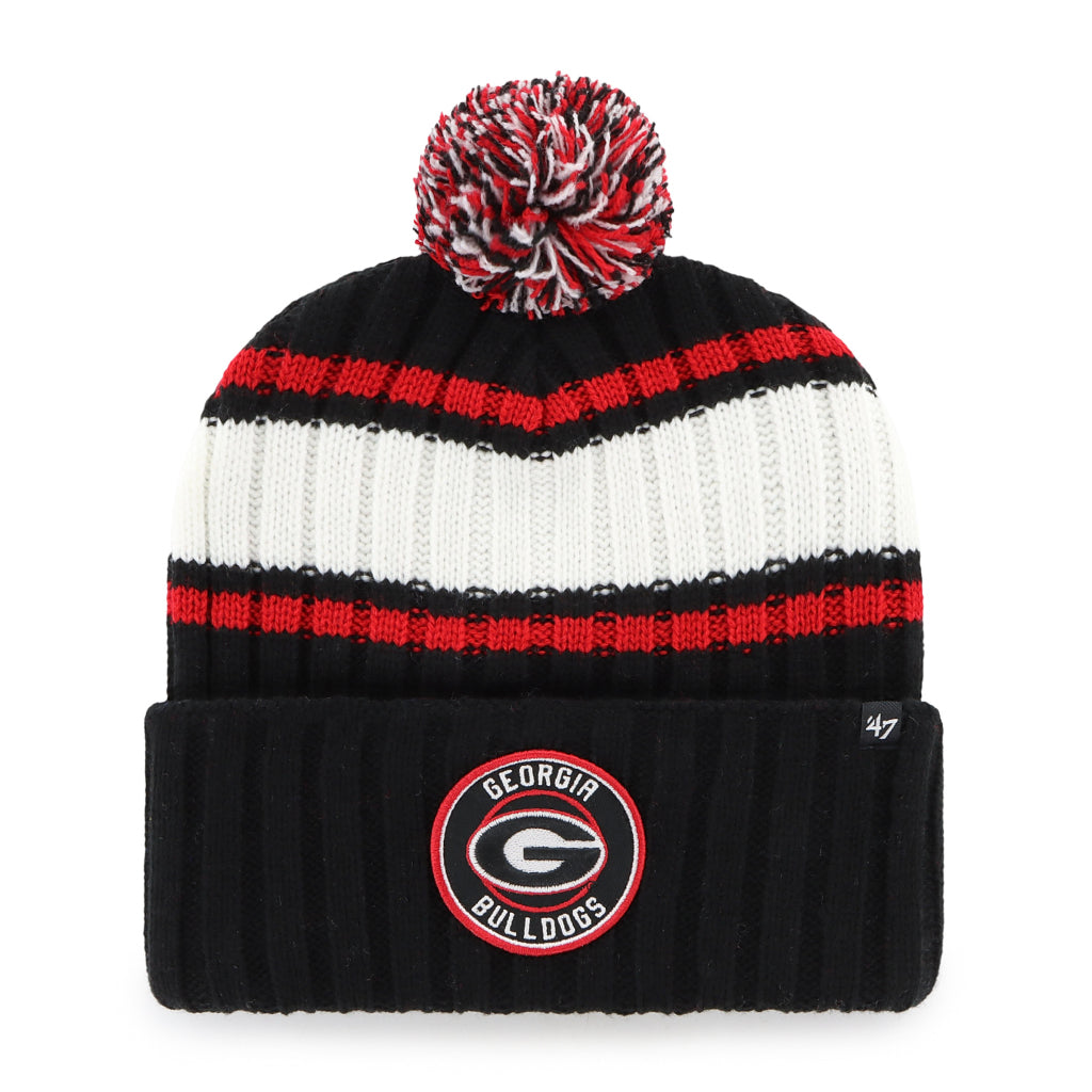 GEORGIA 47 Brand Plateau Black Cuff Knit Beanie – The Red  display picture 1