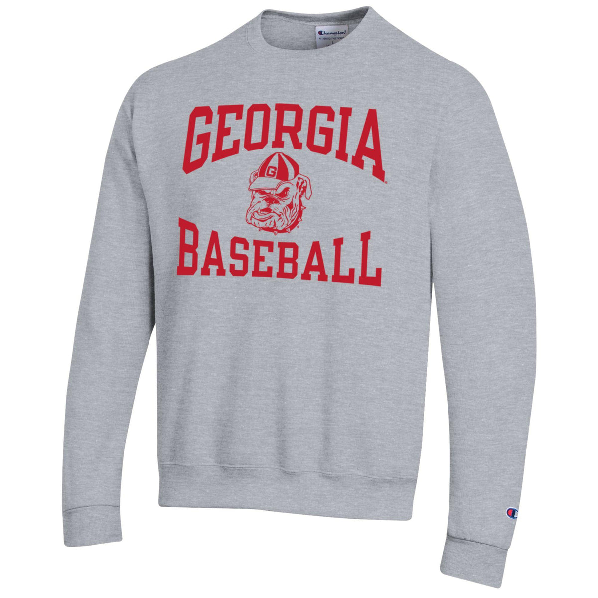 UGA Champion Georgia Baseball Crew Sweatshirt â The Red Zone- Athens, GA