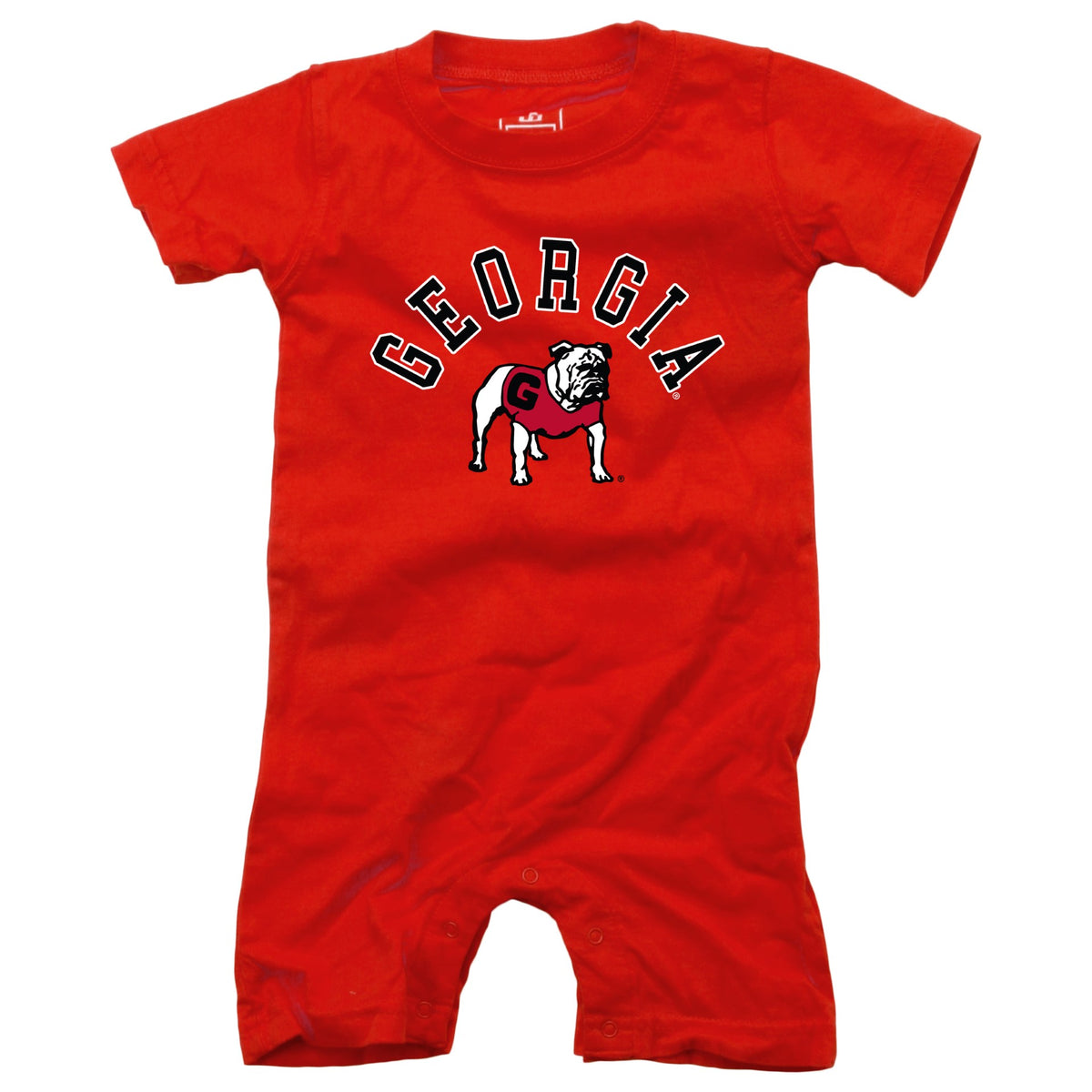 INFANT Bulldogs Red Romper The Red Zone Athens, GA