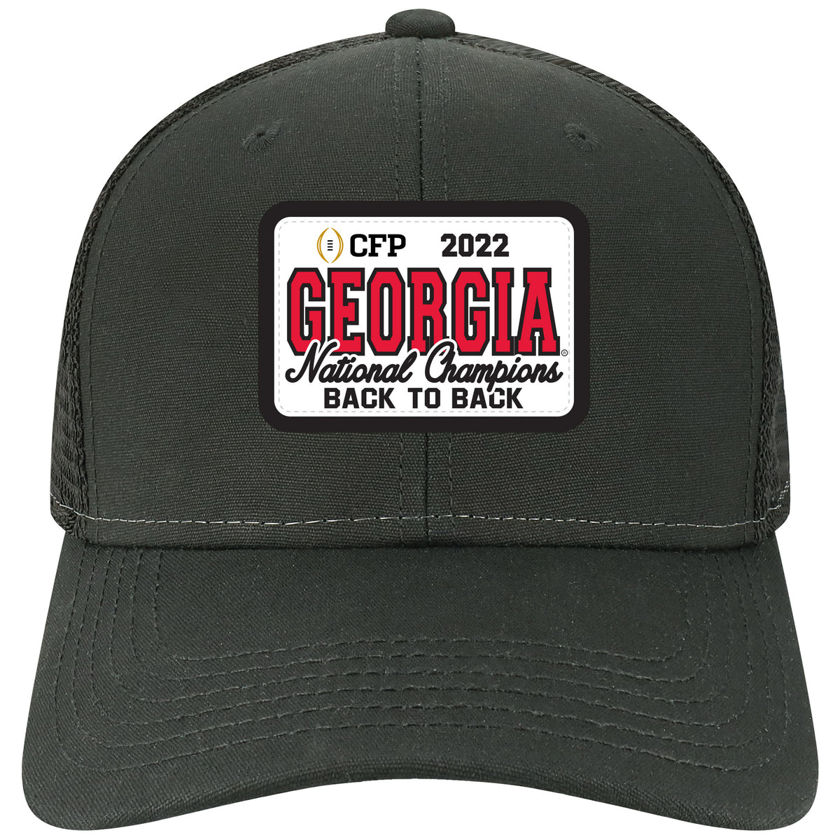 2022 Back to Back National Champions Patch Rope Hat