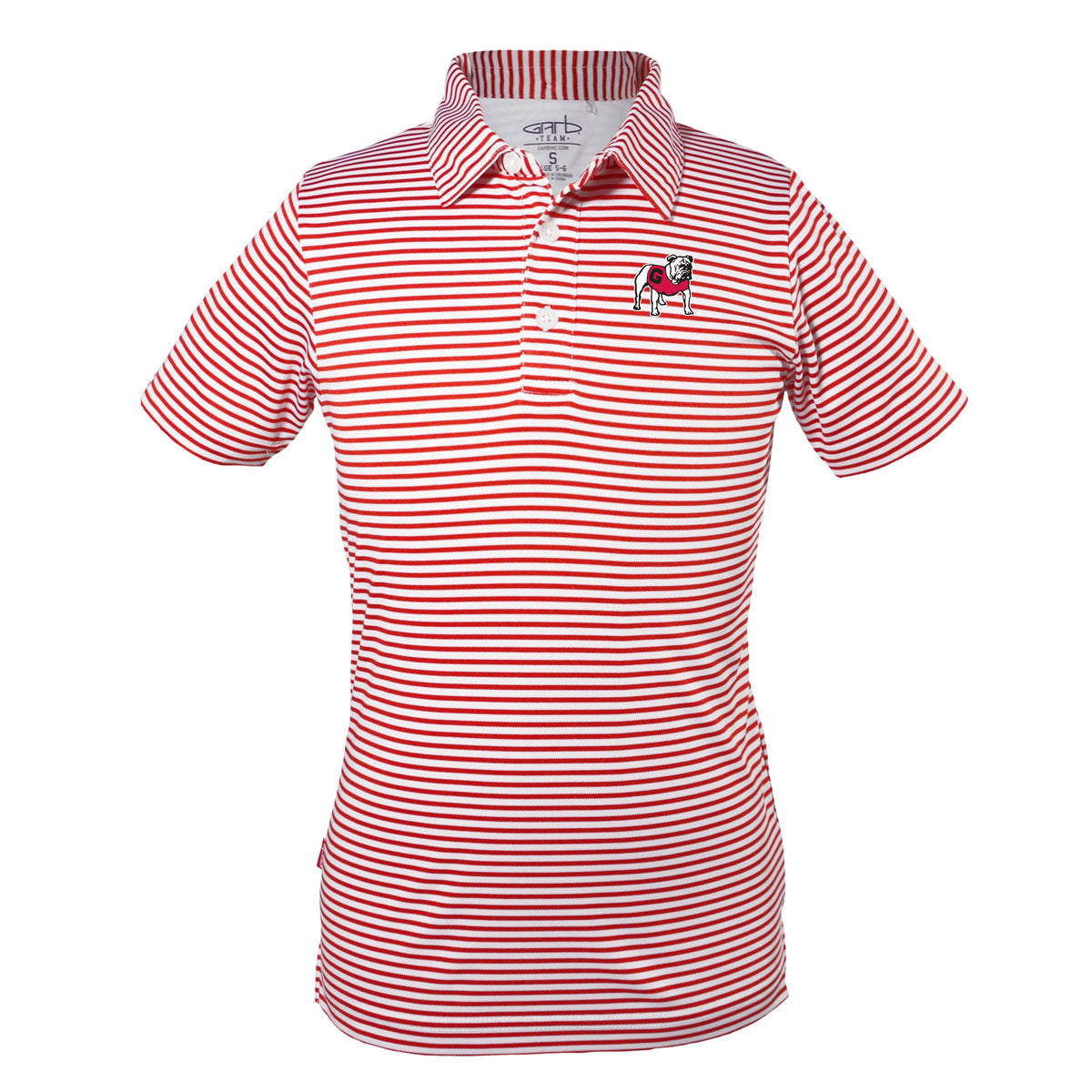 TODDLER UGA Striped Standing Dog Polo - Red – The Red Zone- Athens, GA