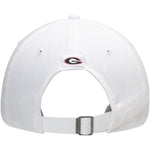NIke UGA Georgia Bulldogs Cotton Arched Georgia Cap - White