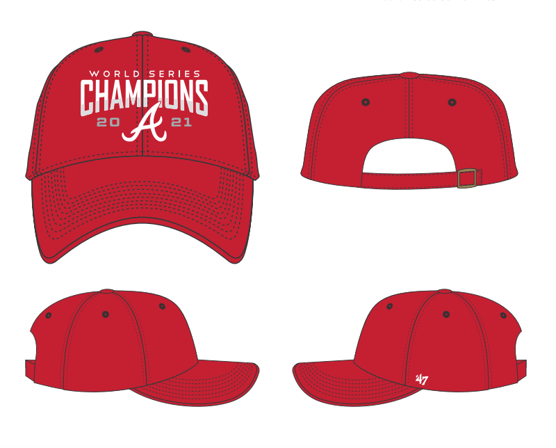 47 Atlanta Braves World Series Champions Hat  Urban Outfitters Japan -  Clothing, Music, Home & Accessories