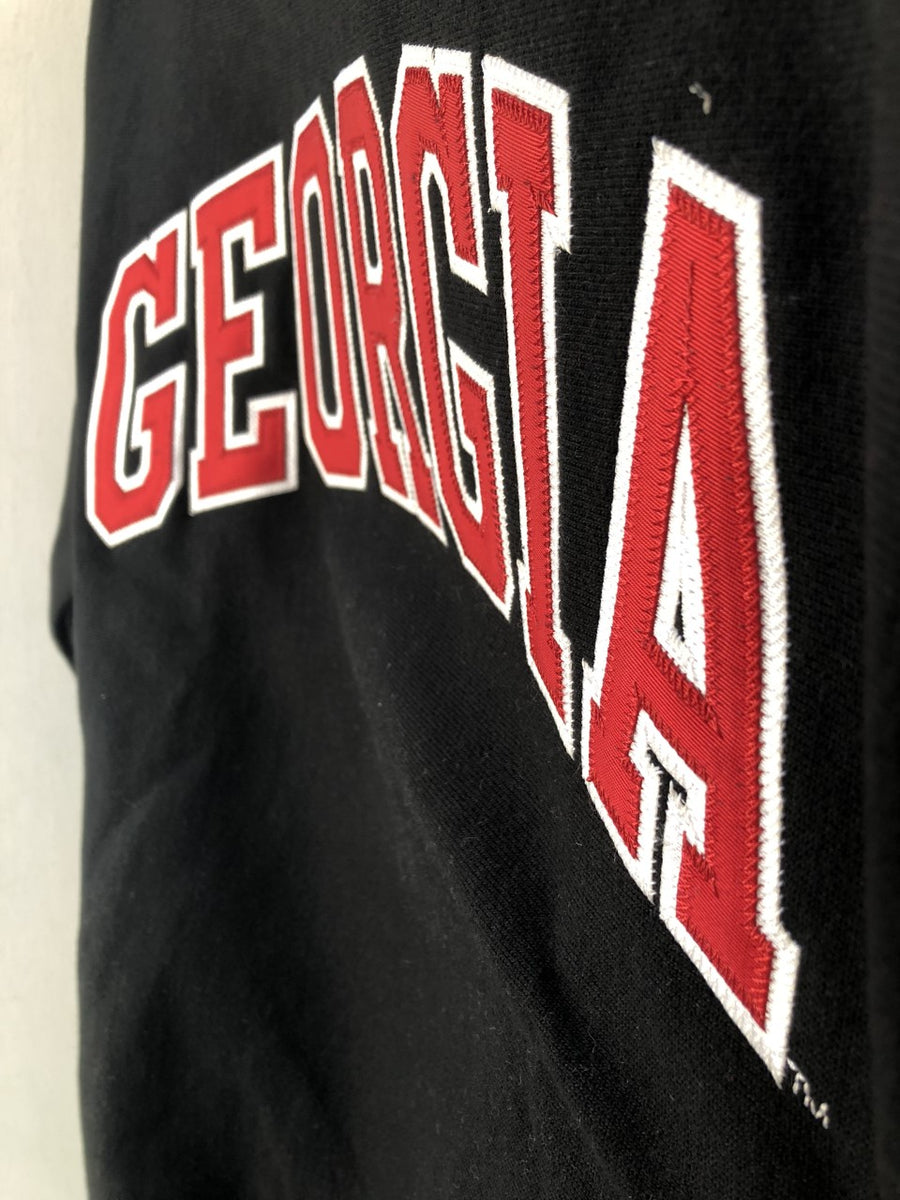 Champion UGA Georgia Basketball Crew Sweatshirt S