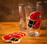 UGA Georgia Bulldogs Football Helmet Sticker - Clear Vinyl