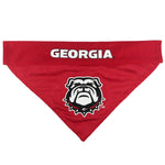 Georgia Bulldogs Pet Dog Reversible Collar Bandanna
