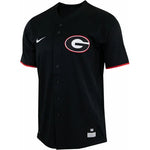 Nike UGA Georgia Bulldogs Baseball Jersey - Black