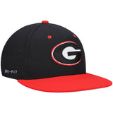 Nike UGA Fitted Baseball Cap - Black