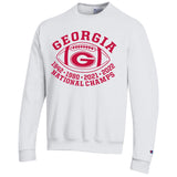 Champion UGA Retro P.E. Class Natty Sweatshirt - White