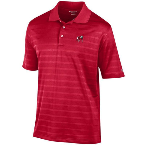 Champion UGA Textured Solid Polo  - RED
