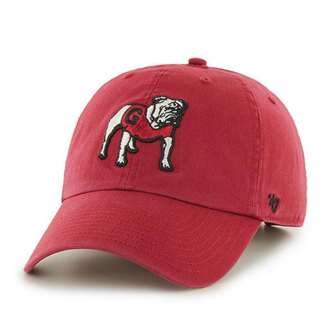 UGA Adjustable Standing Bulldog Cap - Red