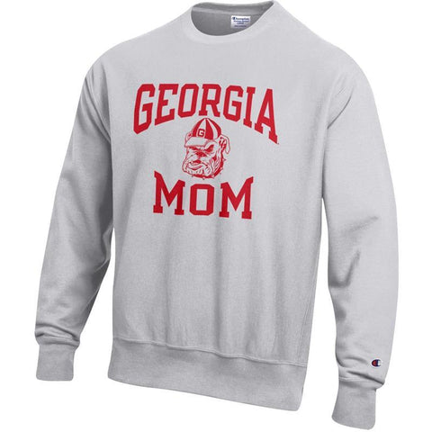 Champion UGA GEORGIA MOM Reverse Weave Sweatshirt