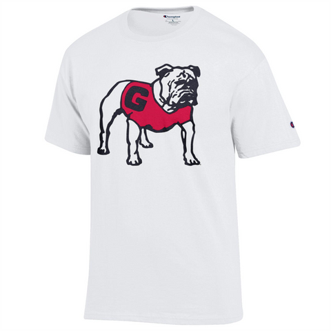 Champion UGA Standing Bulldog T-Shirt - White