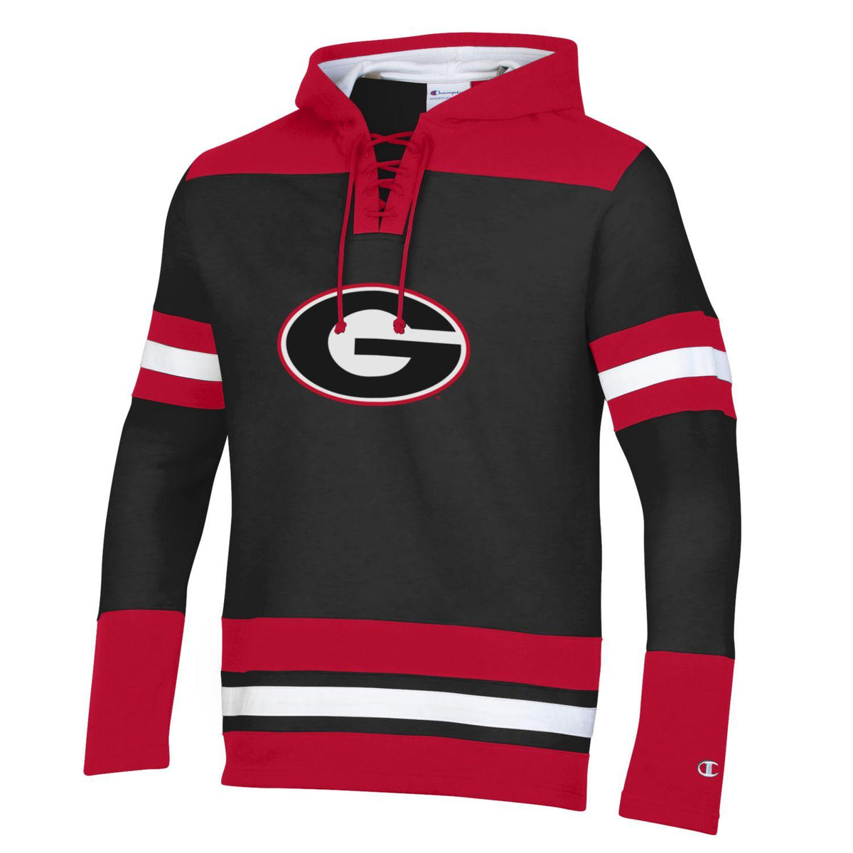 Jog Athletics Official UGA Ice Dawgs Hockey Jersey ~ Red M