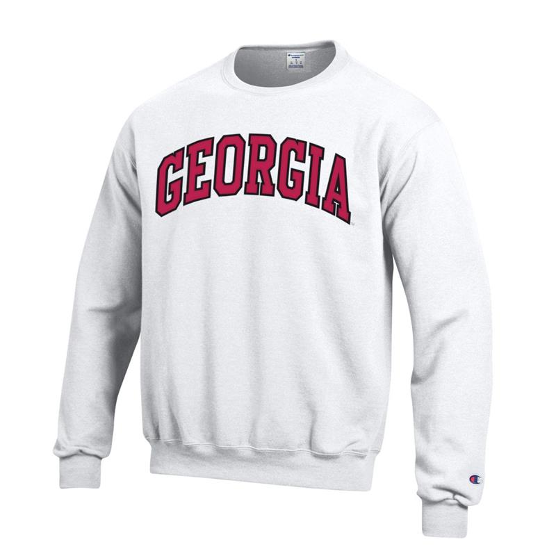 Professor tjære gidsel UGA GEORGIA Champion Sweatshirt - White – The Red Zone- Athens, GA