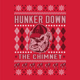 Champion UGA Ugly Christmas ~ Hunker Down The Chimney