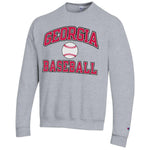 Champion UGA Georgia Baseball Crew Sweatshirt
