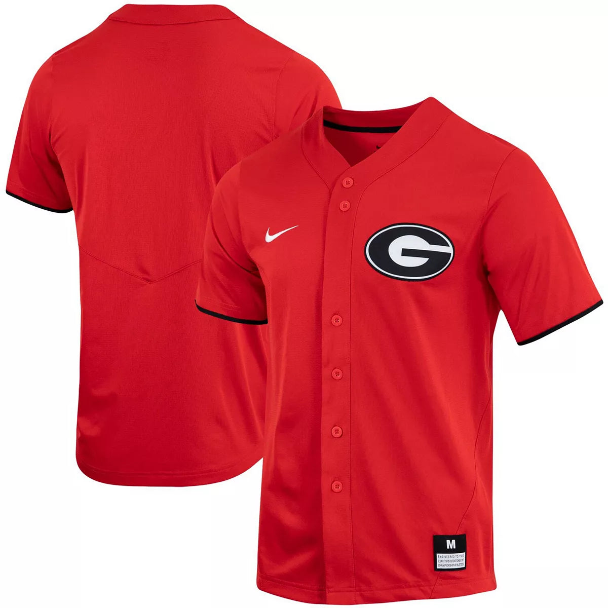 UGA Georgia Bulldogs Nike Baseball Jersey -Red 3X