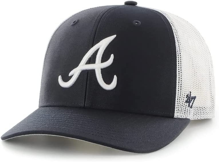 47 Brand Atlanta Braves Logo Trucker Snapback Cap – The Red Zone- Athens, GA