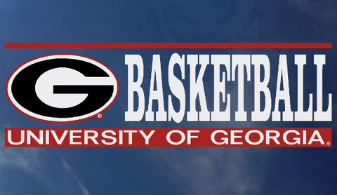UGA Georgia Bulldogs Basketball Decal