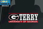 UGA Georgia Bulldogs Terry College of Business Decal