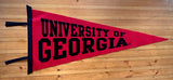 University of Georgia Wool Felt Pennant