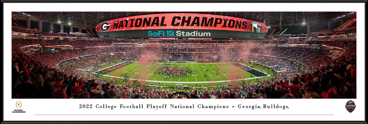 Georgia Bulldogs 2022 College Football National Champions Banner Flag