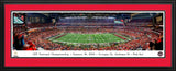 1/10/22 UGA Panoramic Framed/Matted Poster Print Natty Dawgs 33, Bama 18 Pick Six!