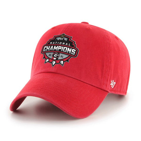 47 Brand UGA 2021 National Champs Logo Cap - Red