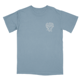 Map of Athens Georgia T-Shirt - Ice Blue