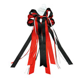 Georgia Bulldog Red and Black Boot Bow Pair