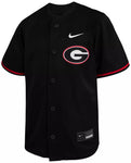 YOUTH Nike UGA Georgia Bulldogs Baseball Jersey - Black MEDIUM ONLY