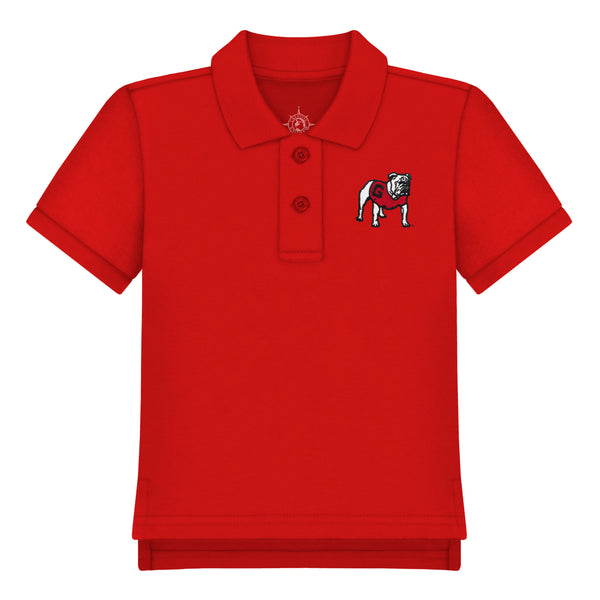TODDLER UGA Standing Dog Polo - SOLID RED – The Red Zone