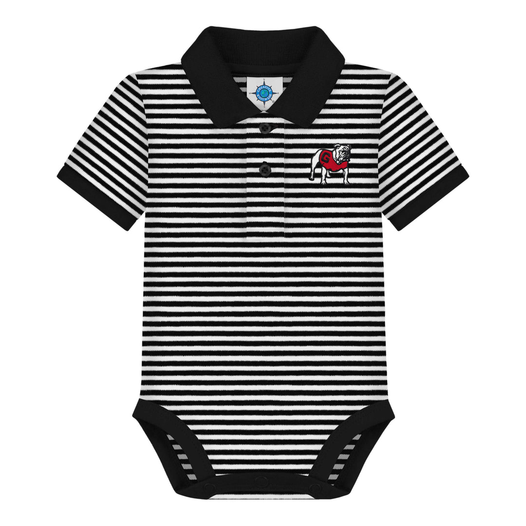 University of Georgia Kids Apparel Tagged baby onesie The Red Zone Athens GA