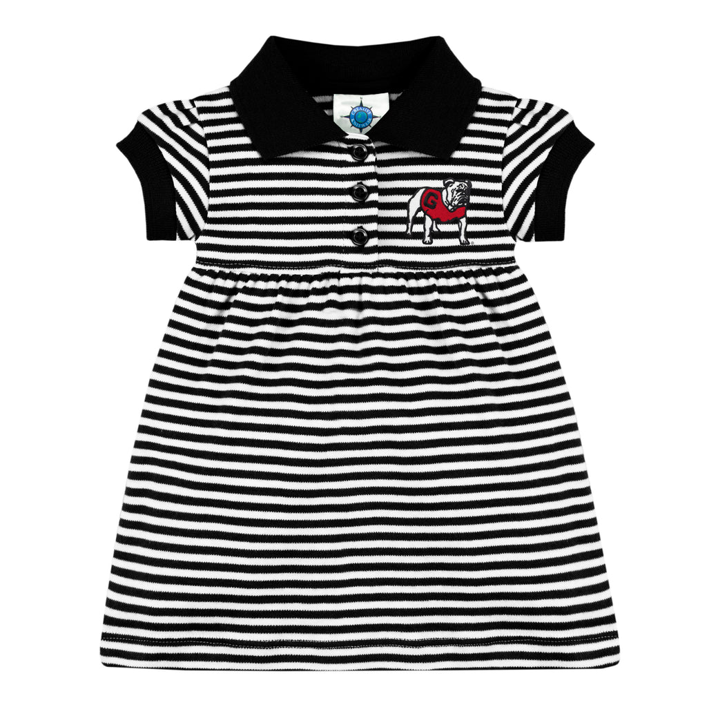 Infant Polo Dress - Black Infant Polo Dress - Black