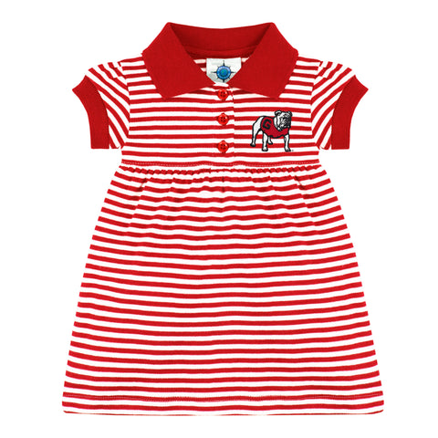 Infant Polo Dress - RED
