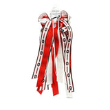 Georgia Bulldog Logo Boot Bow Pair