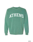 ATHENS, GA Comfort Colors Sweatshirt - LIGHT GREEN