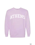 ATHENS, GA Comfort Colors Sweatshirt - ORCHID