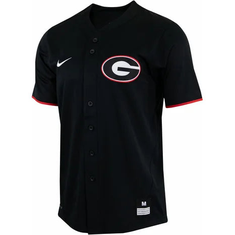 YOUTH Nike UGA Georgia Bulldogs Baseball Jersey - Black – The Red Zone ...