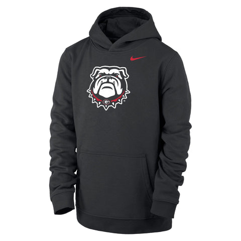 YOUTH Nike Georgia Bulldogs Hoodie - Black