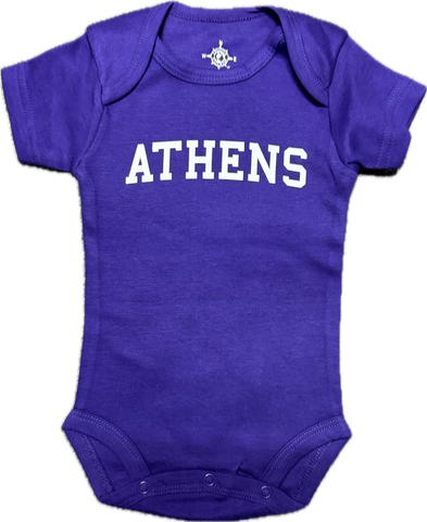 INFANT Athens Onesie - Purple - FINAL SALE