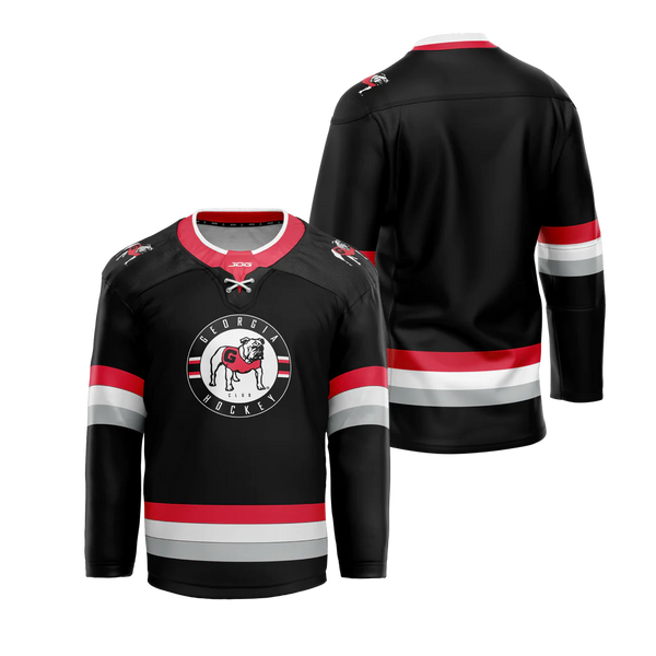 YOUTH Official UGA Ice Dawgs Hockey Jersey ~ Black – The Red Zone