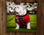 UGA X Under the Lights Throw Pillow